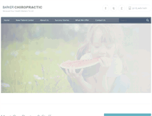 Tablet Screenshot of barkerchiropractic.com